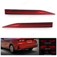 2 uds luz de freno para Toyota Yaris Ativ Vios 2022 2023 LED Reflector de parachoques trasero luz señal de giro advertencia lámpara de conducción 12V