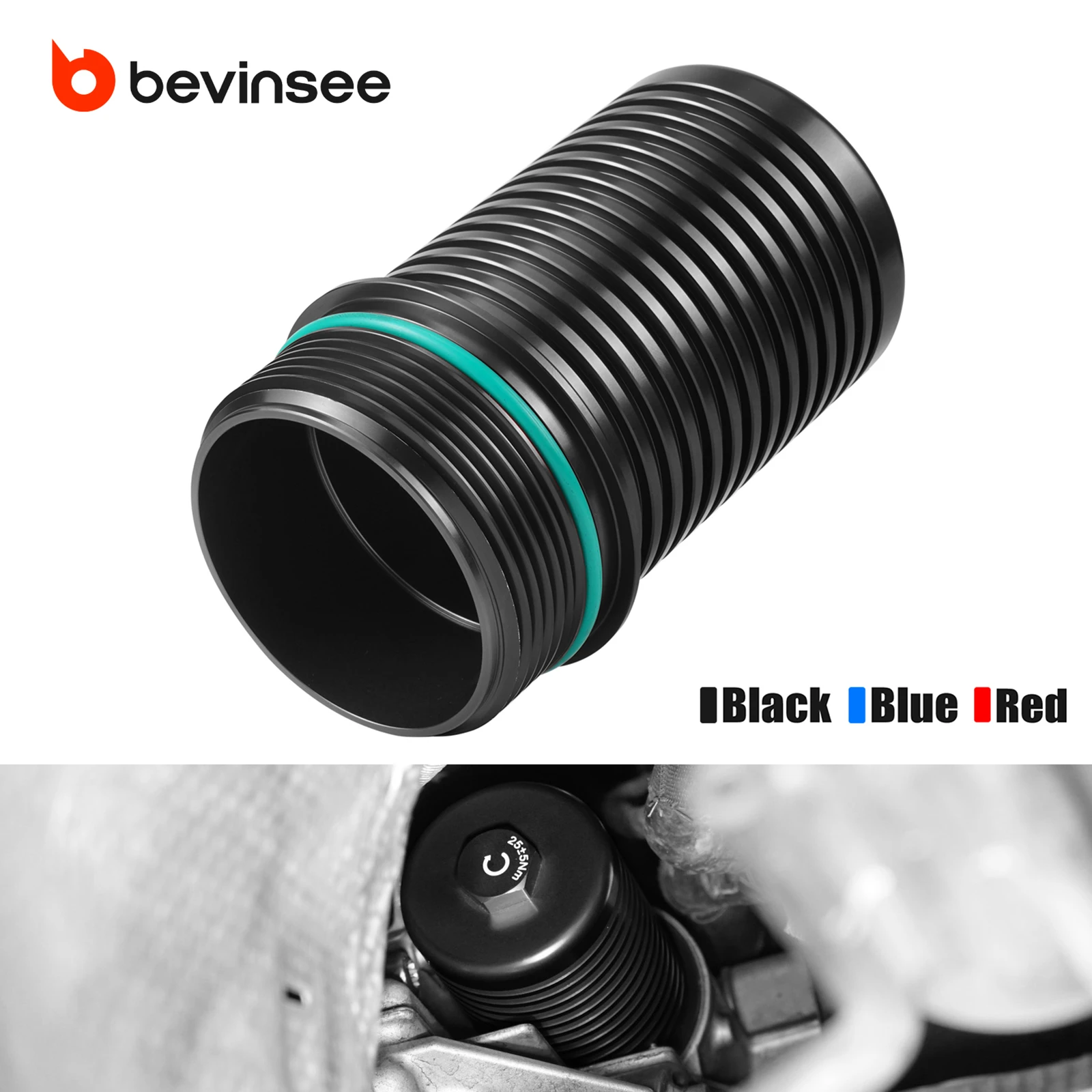 

BEVINSEE Transmission Oil Filter Housing for VW DQ381/DQ500 7-speed DSG/S Tronic,for Golf MK7 MK8 GTI,for Audi S3 RS3 8V,TTRS 8S