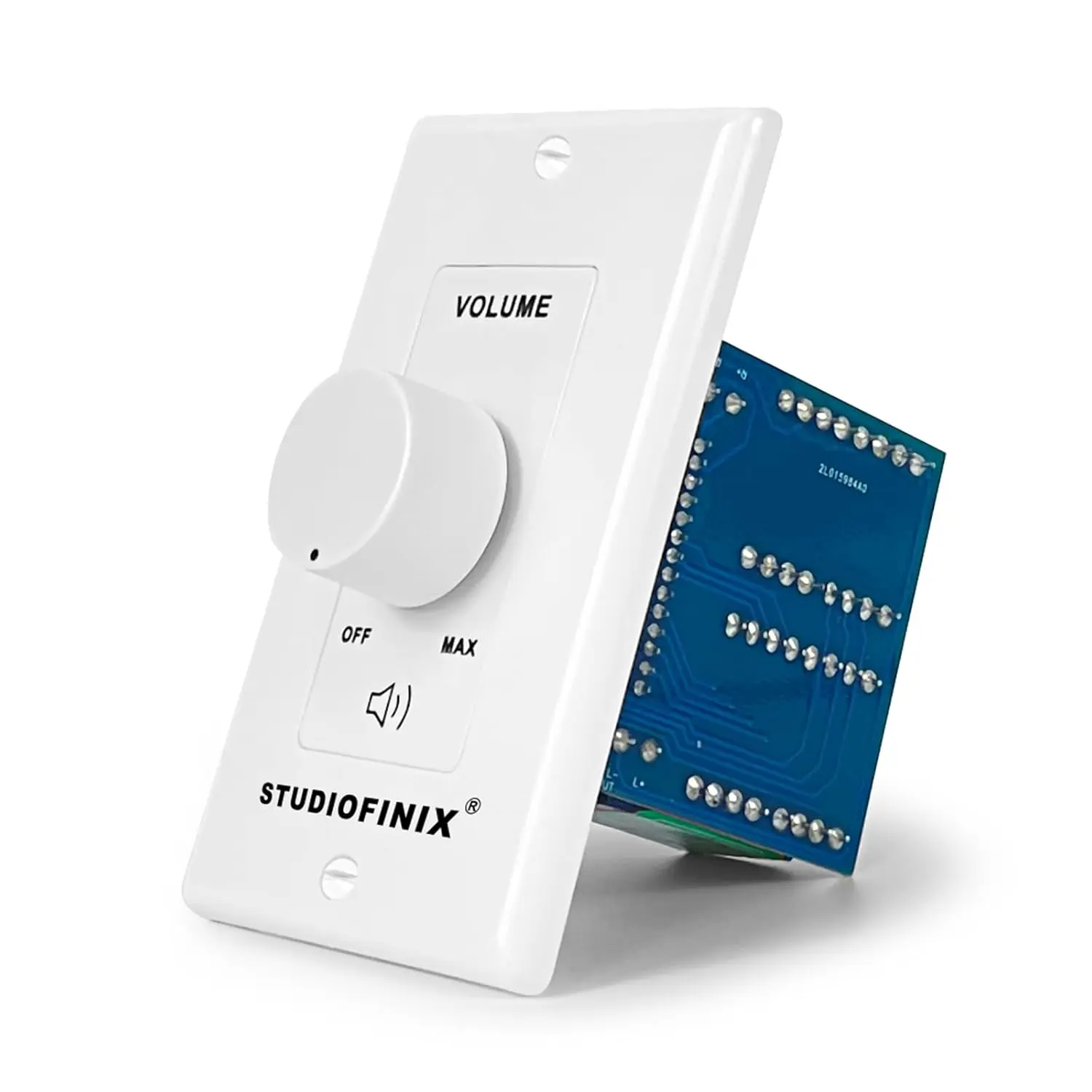 مقبض التحكم في مستوى الصوت في الحائط بقدرة 100 وات من STUDIOFINIX - وحدة تحكم ستيريو متطابقة المقاومة لمكبرات الصوت الداخلية والخارجية للمسرح المنزلي #1