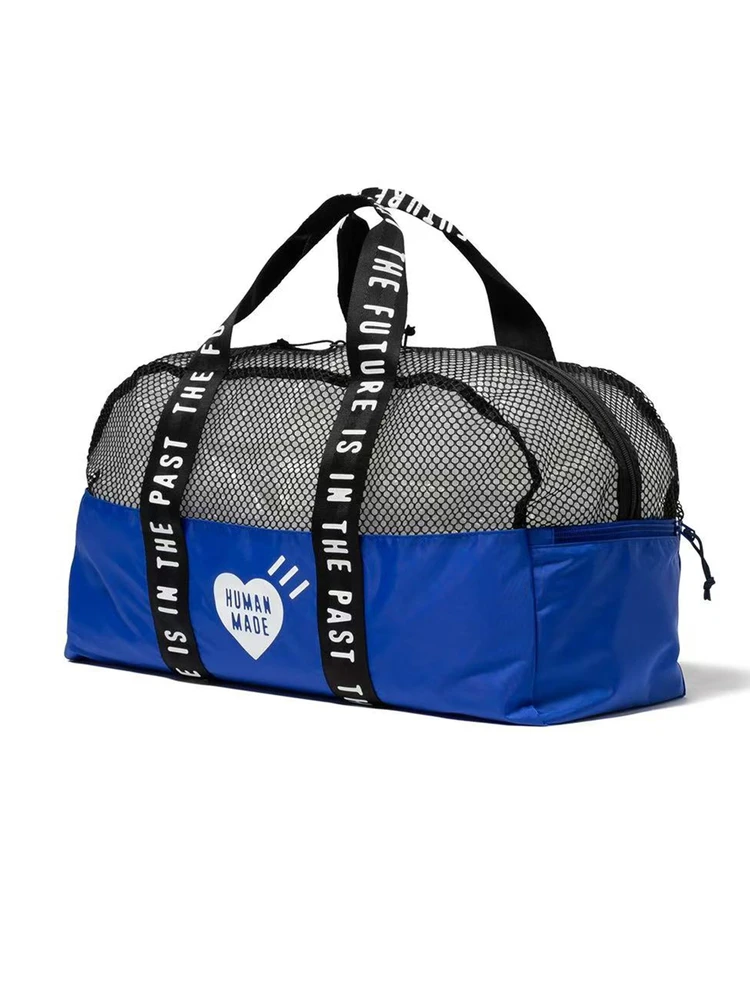 Human Made 25SS Mesh Boston Nylon Splicing Mesh Travel Boston Bag Handtasche