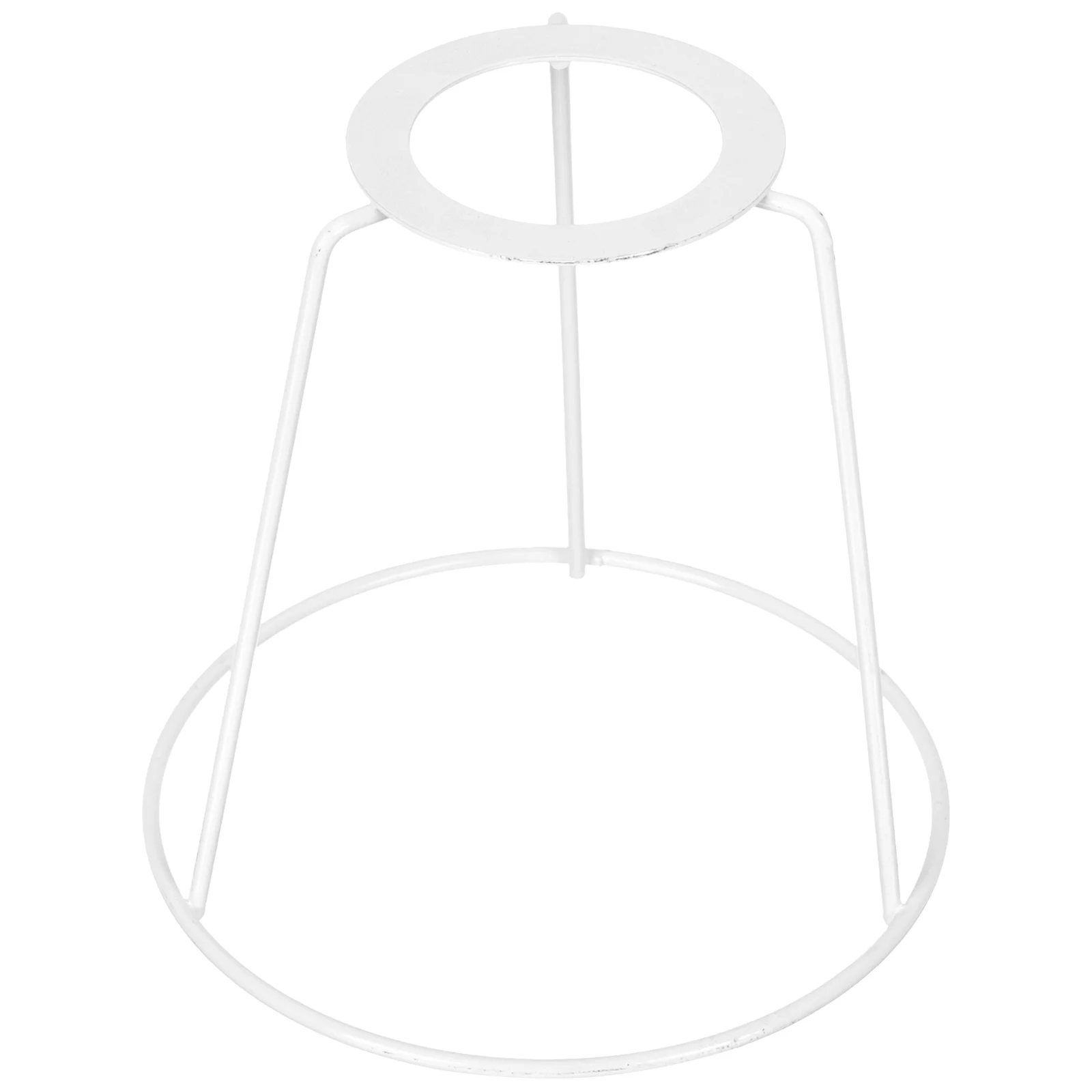 Paralume in ferro Anello Nappa Telaio in metallo vintage Gabbia metallica Supporto per tamburo Supporto per scrivania Lampada da parete Paralume di copertura fai da te