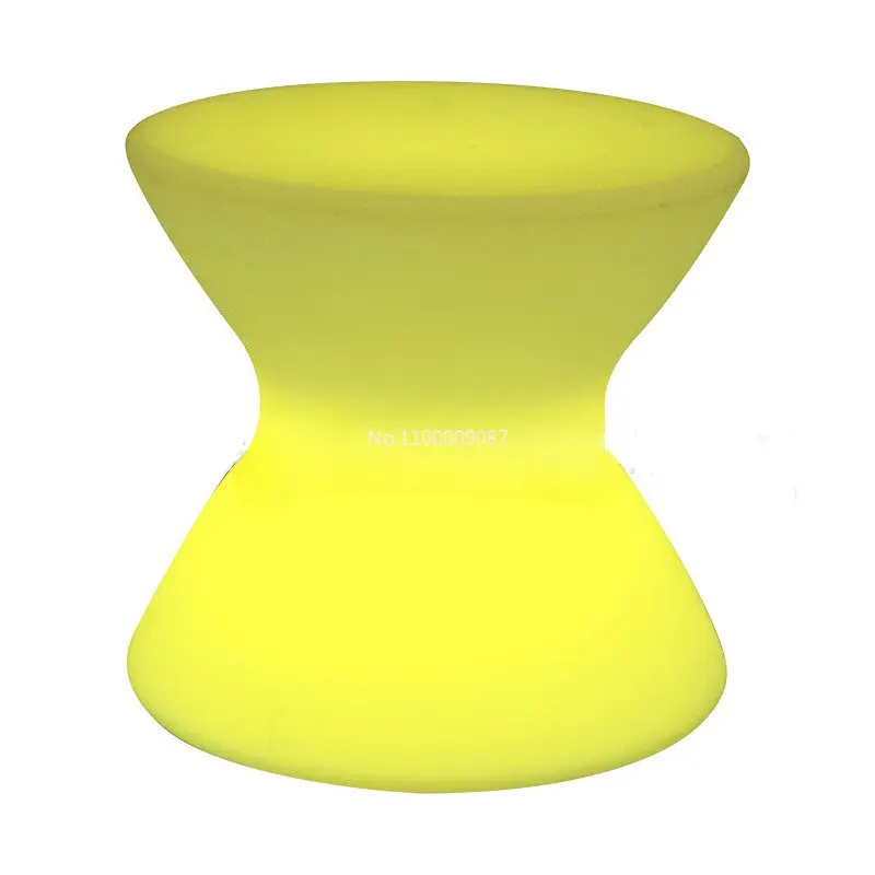 LED luminous waist drum stool creative beauty nail stool outdoor remote control colorful charging bar stools كرسي Bar furniture