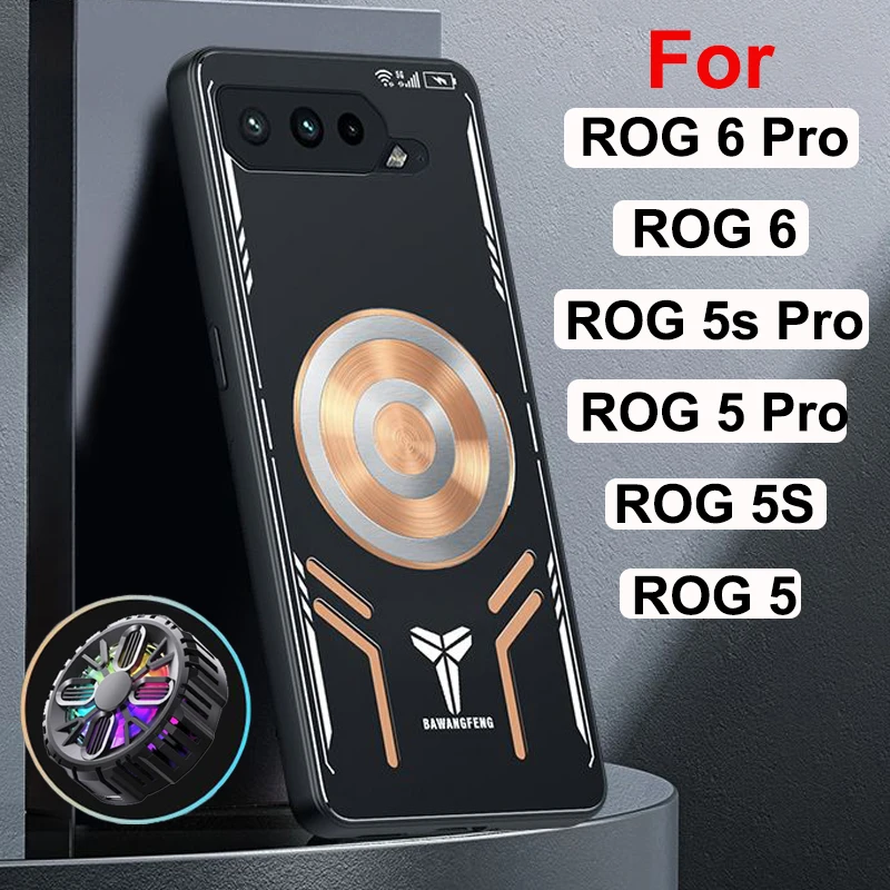 For Asus ROG 5 Case ROG 5S Pro Copper Aluminum Heat Dissipation Cover For Asus ROG 6 Pro ROG6 Pro Shell For ROG5 ROG5S Pro 5G