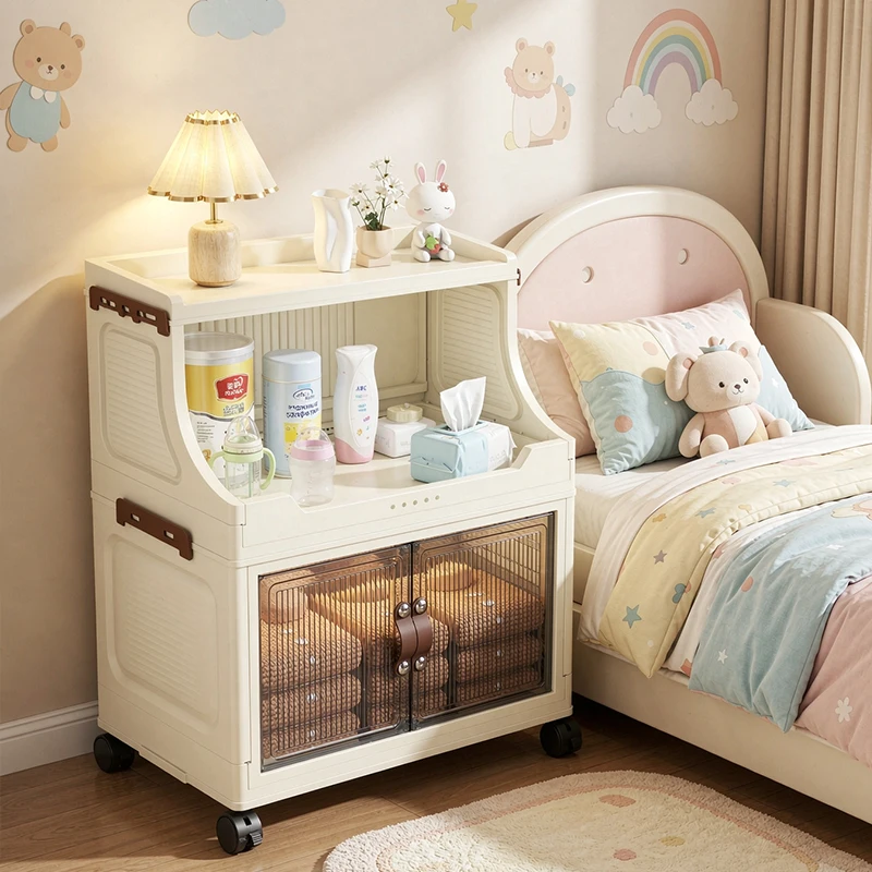 Multi-Tier Kids Wardrobe Baby Toy Storage Cabinet Easy Organization Box for Children's Room - view 2