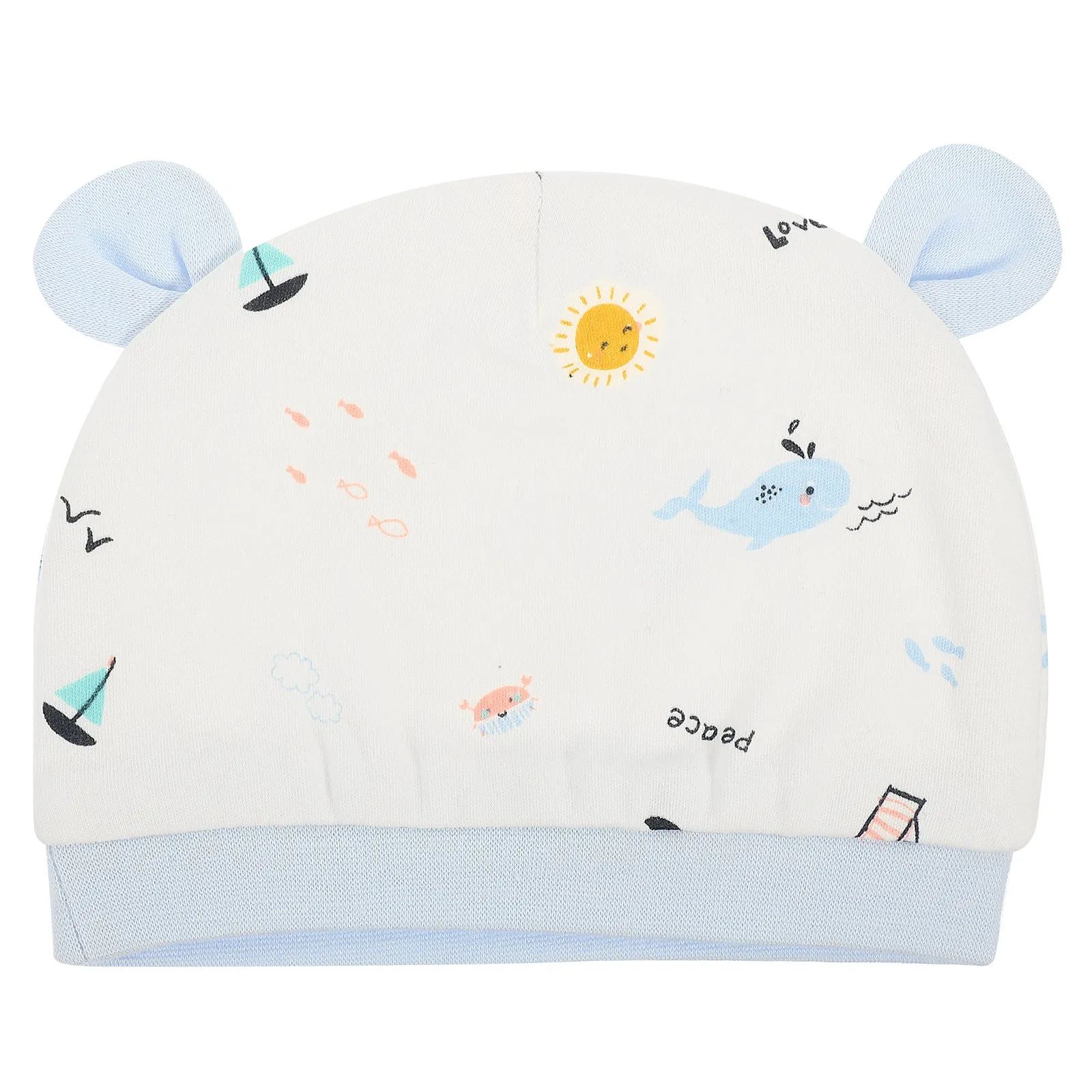 

Newborn Baby Cotton Hats Soft Stretchable Infant Headwear for Spring Autumn Winter Warmth Adorable Fashion Comfortable Turbans