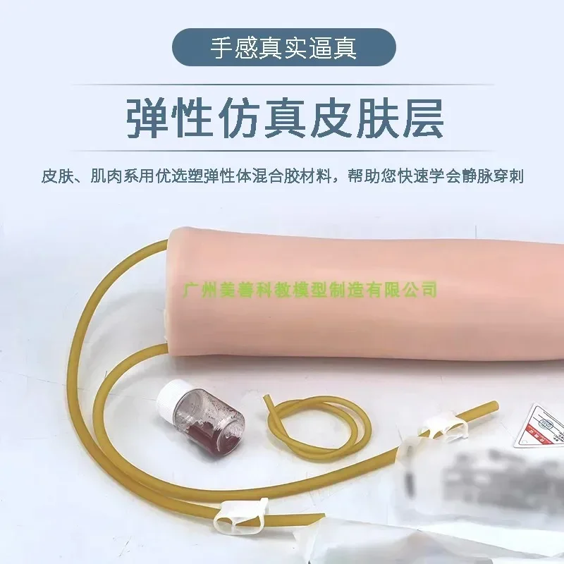 Venipuncture Infusion Muscle Injection Training Arm Model Nurse Practice Indwelling Needle Injection Blood Drawing Mold