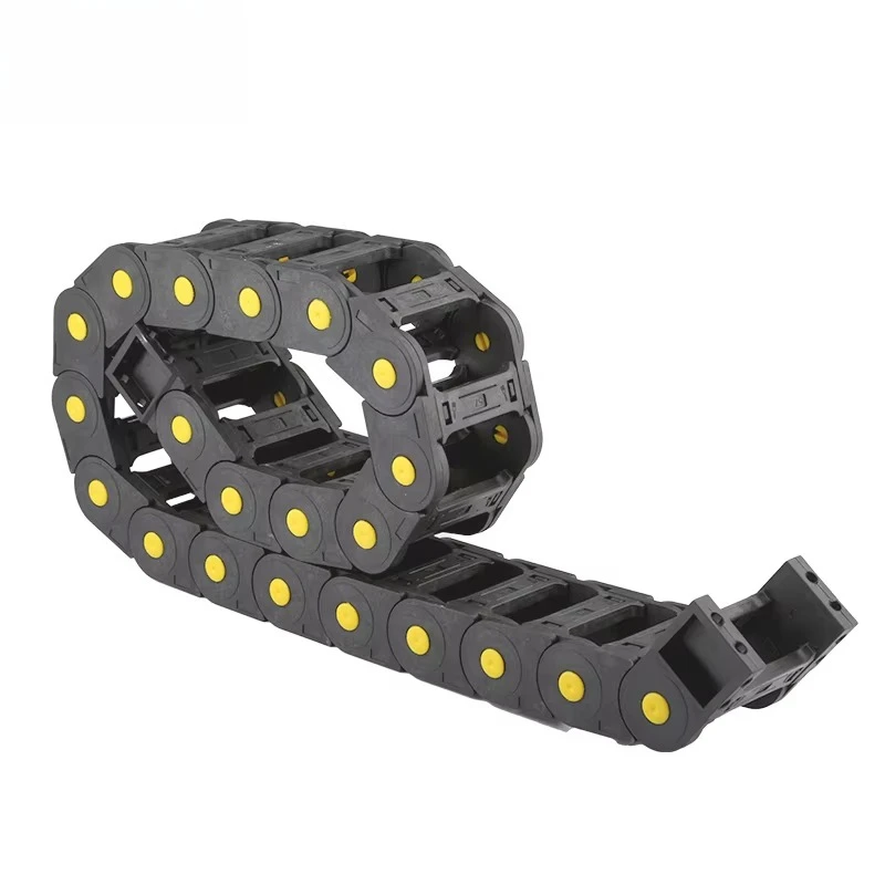 Open‑Lid Nylon Bridge Drag Chain Plastic Openable Cable Carrier for CNC Equipment Cable Protection
