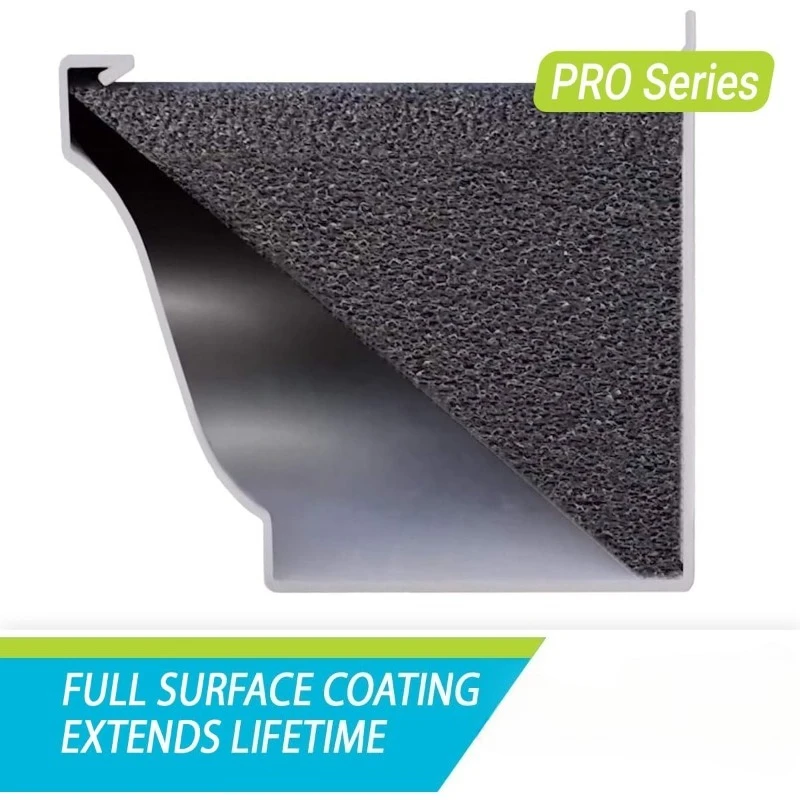 واقي مزراب Pro - حشوة مزراب إسفنجية على طراز K مقاس 6 بوصات مع حماية أوراق دائرية عامة وتركيب سهل بنفسك - GSK632-3