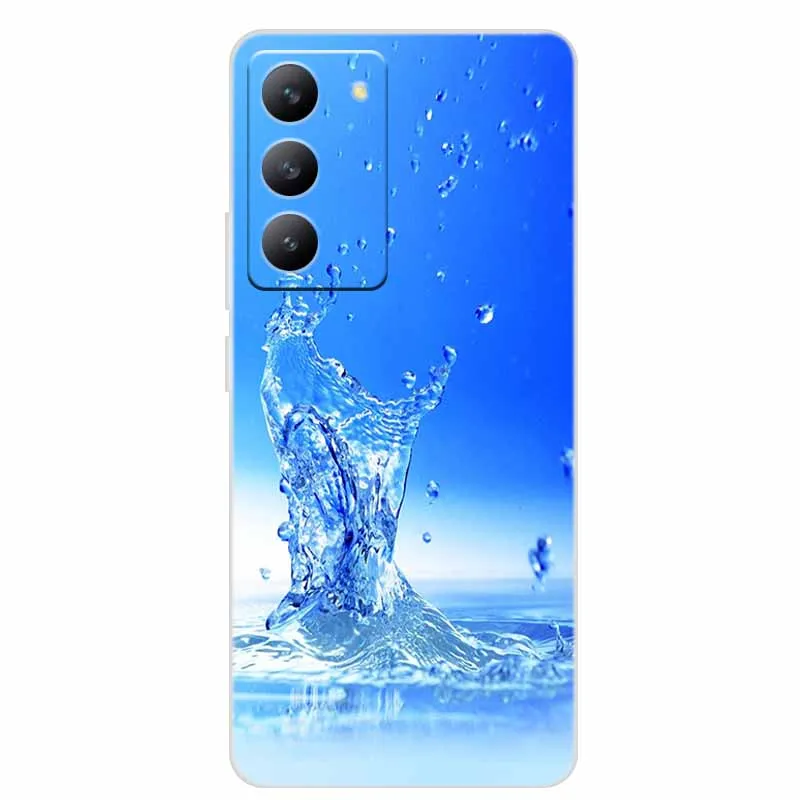 Untuk Redmi 15 4G Casing Ponsel Bunga Modis Transparan Silikon TPU Casing Penutup Belakang Lembut untuk Xiaomi Redmi 15 5G Casing Redmi15 Tas