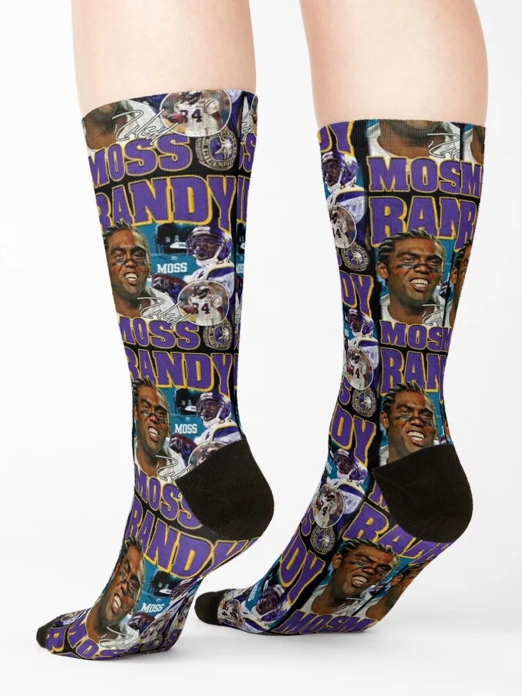 Randy Moss Straight Cash Homie Calcetines ideas de regalos de San Valentín Toe deportes Calcetines masculinos Mujer