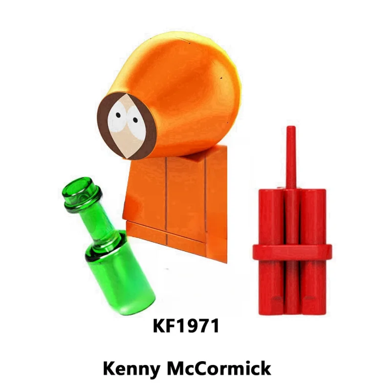 Anime Action Figures South Park anime figure 5 styles figures Blocks birthday gift