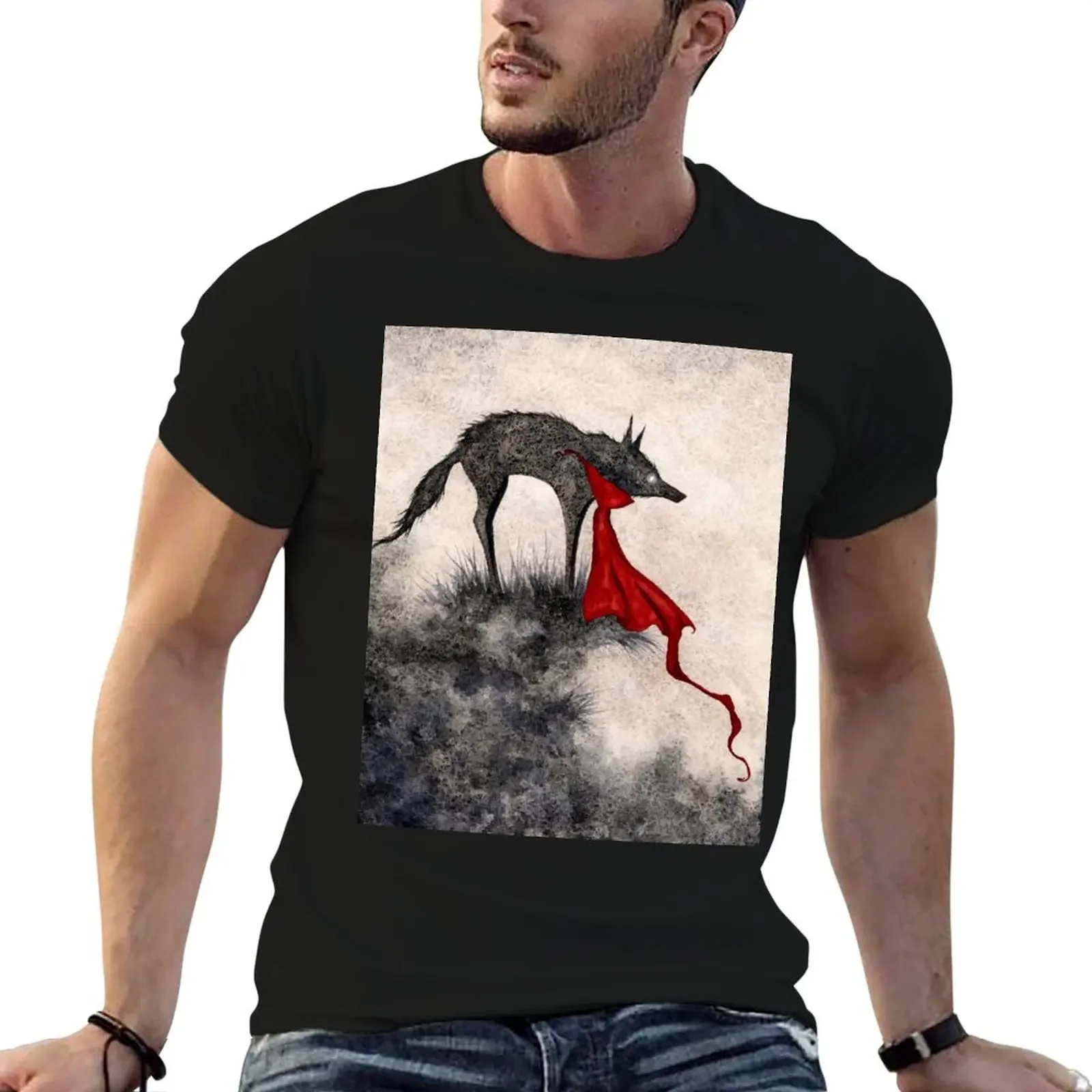 

Hood T-Shirt Luxury man vintage summer 2025 plus sizes Men's clothing