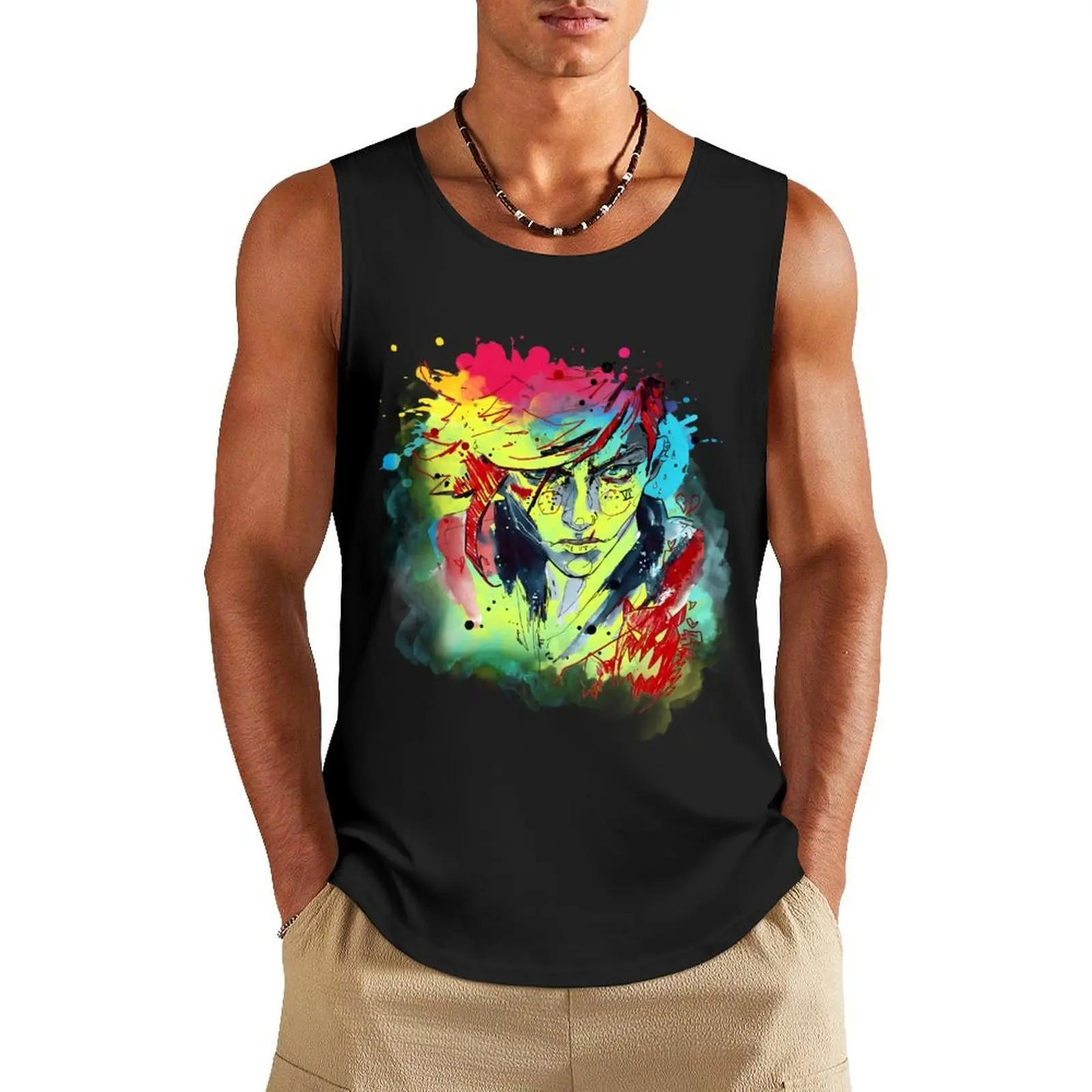 

Vi Arcane Movie Series Character Tank Top Man gym clothes man sexycostume Man summer clothes