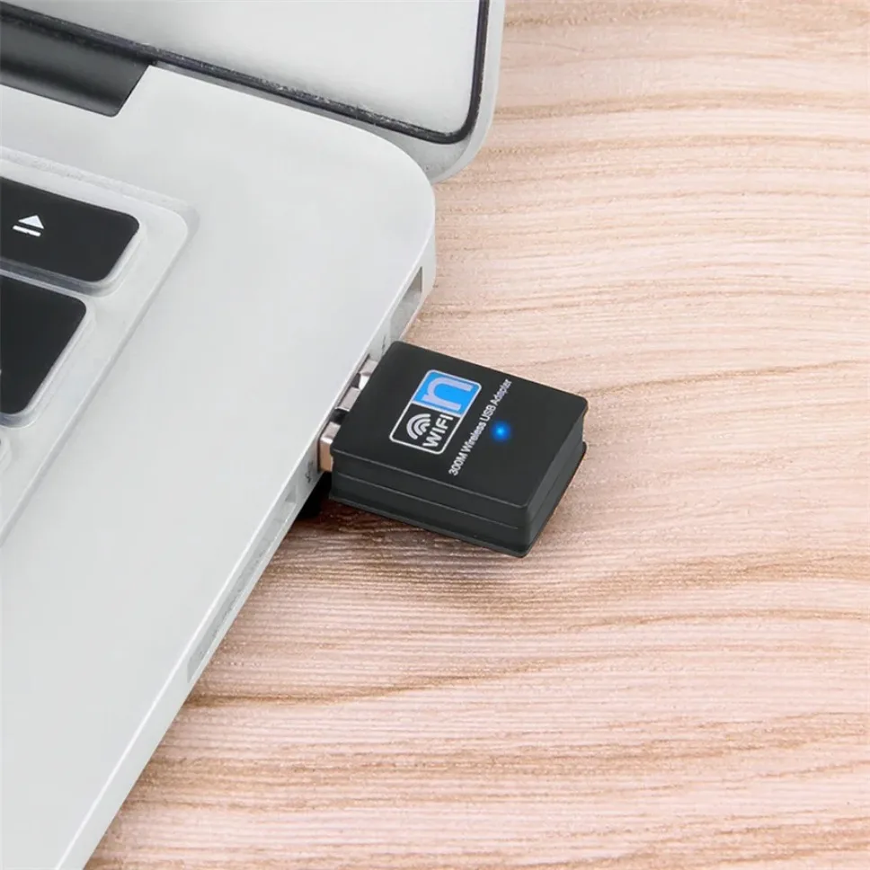 Adaptateur USB Wifi 300Mbps, Antenne USB, Dongle Ethernet 802.11 N pour Win7 8 10 11 Ordinateur Portable Ordinateur de Bureau PC