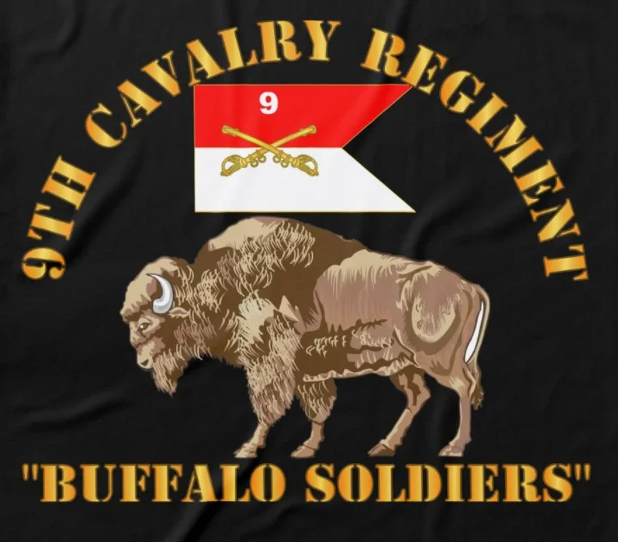 Army - 9th Cavalry Regiment - Buffalo Soldiers T-Shirt New 100% Cotton O-Neck Short Sleeve Summer Casual Mens T-shirt Size S-3XL