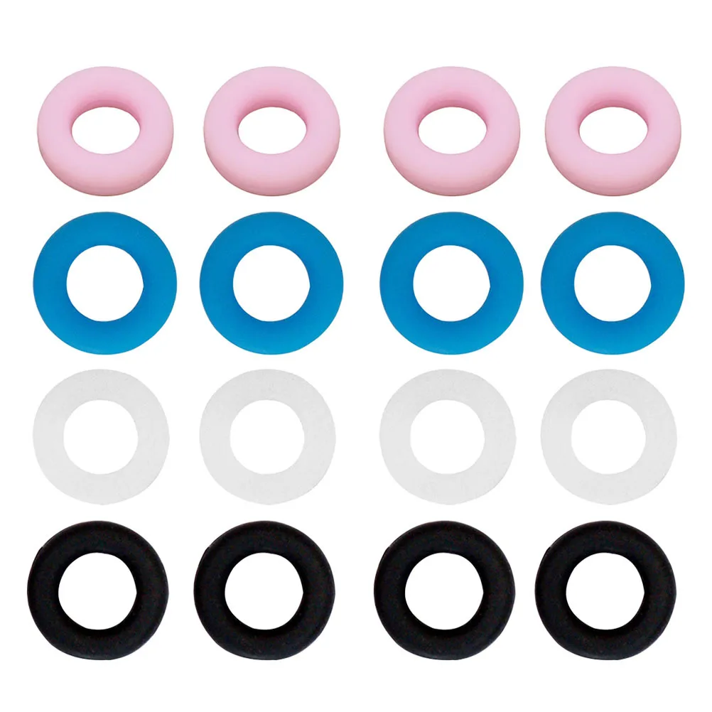 

Glasses Anti-Slip Rings Silicone Fit Most Frames Lightweight Comfortable For Sports Daily Outdoor Sky-Blue Pink Black