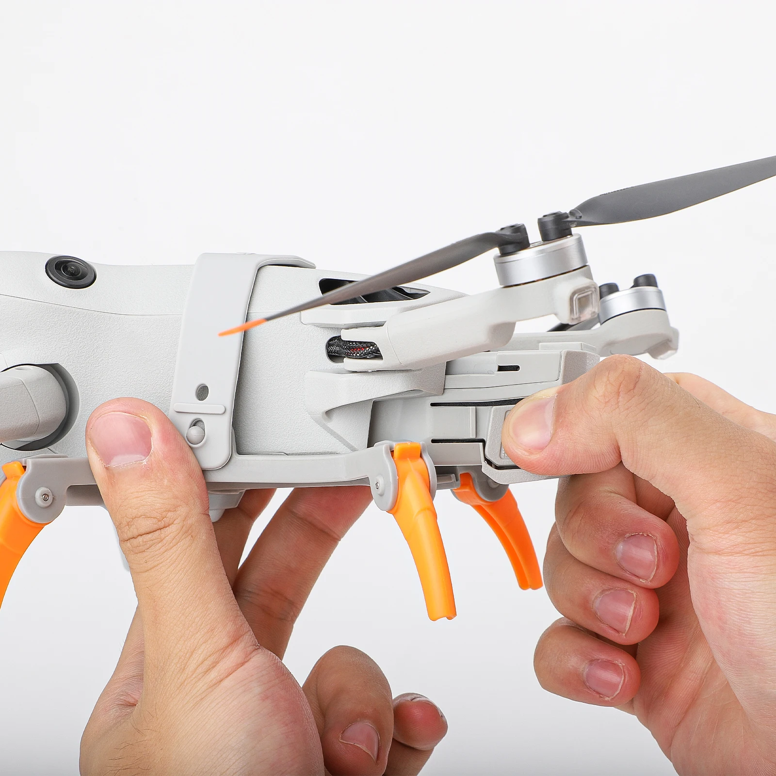 พับ Landing Gear สําหรับ Mini 4 Pro Heighten ขาตั้งได้อย่างรวดเร็วถอดชุดขยายสําหรับ DJI Mini 4 Pro Drone อุปกรณ์เสริม