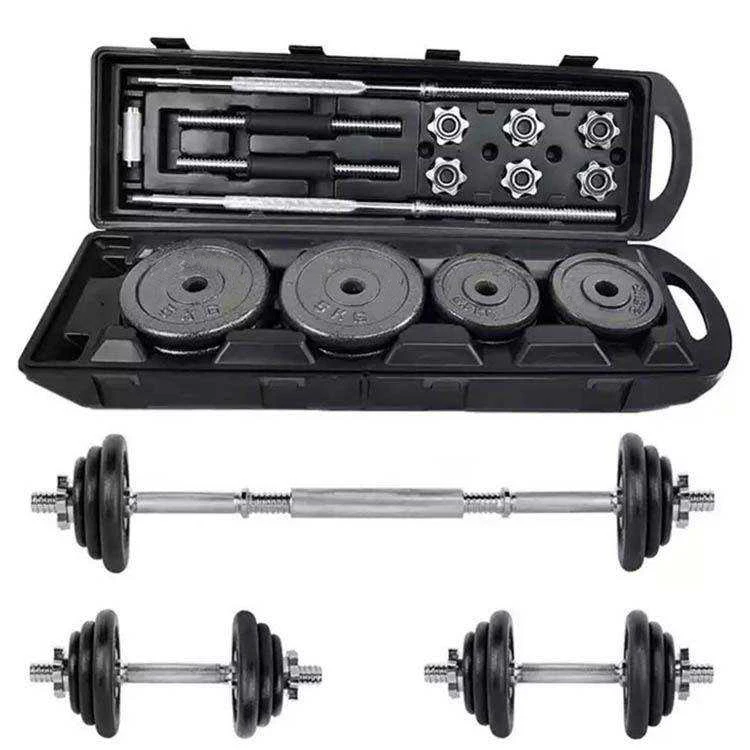 

Fitness Equipment Free Weights 30kg 50KG Gym Barbell Dumbbell System Adjustable Dumbbells Set