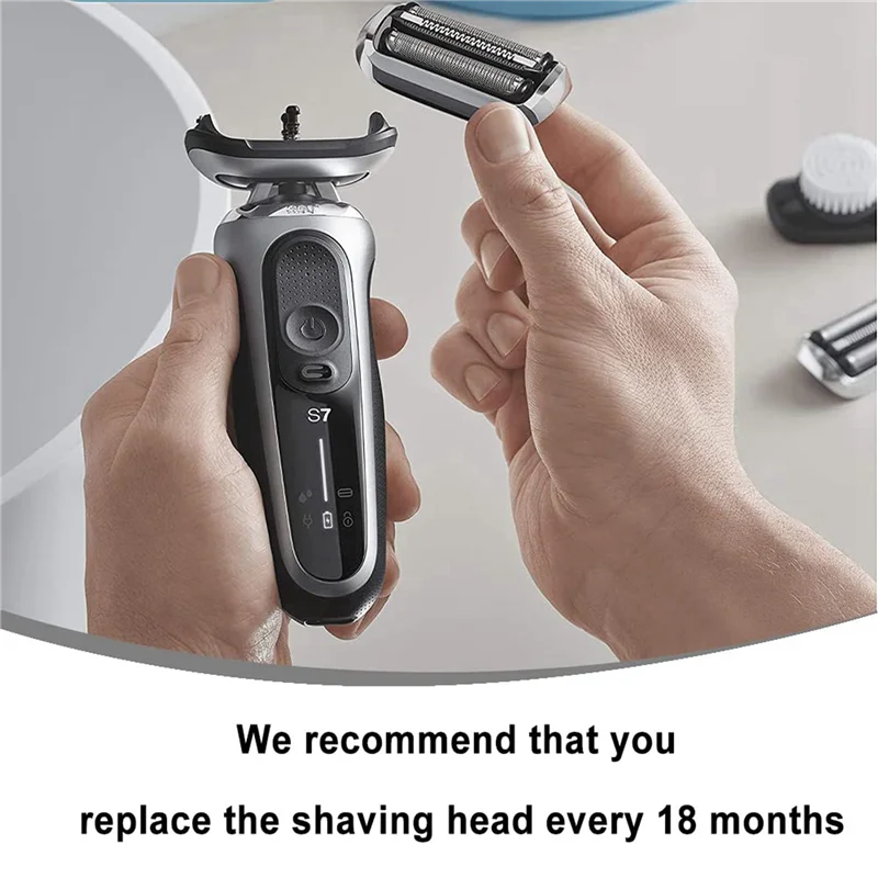 

A38T-3X 73S Запасная часть сетки и резака для бритвы Braun Series 7, 7020S, 7025S, 7085Cc, 7027Cs, 7071Cc, 7075Cc