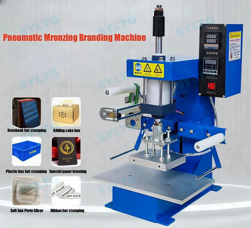 

Semi-Automatic Digital Control Desktop Hot Foil Stamping Machine for Embossing Logos on Leather Paper & Plastic