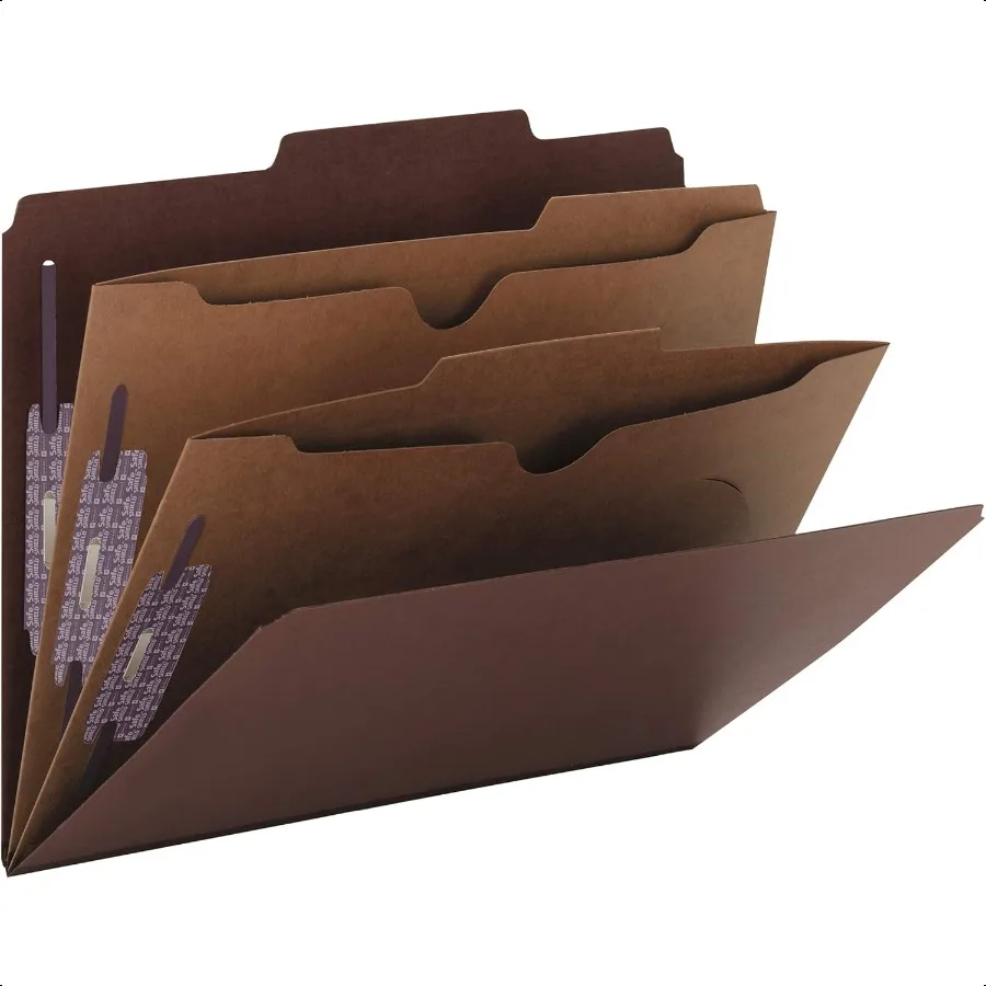 cartella-di-classificazione-prboard-con-elementi-di-fissaggio-safeshield-2-divisori-tascabili-2-dimensioni-lettera-di-espansione-rosso-10-per-scatola-14079