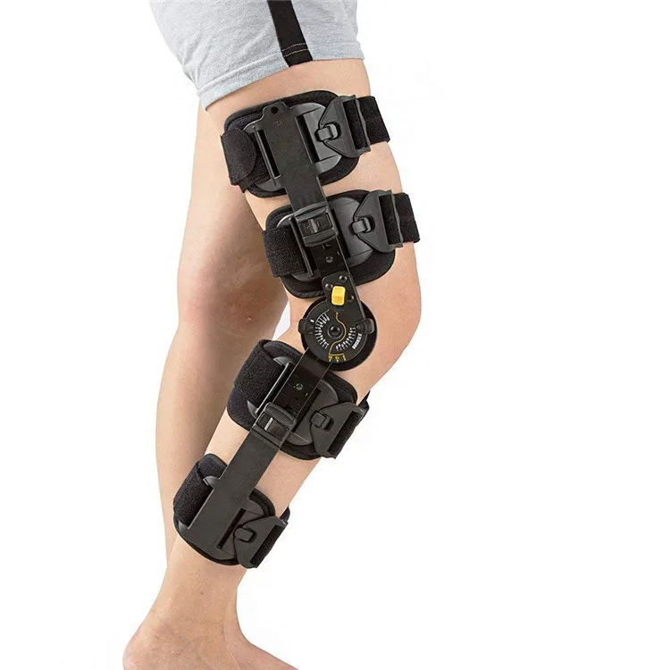 patellar knee brace adjustable pressure with side stabilizers & patella gel pad