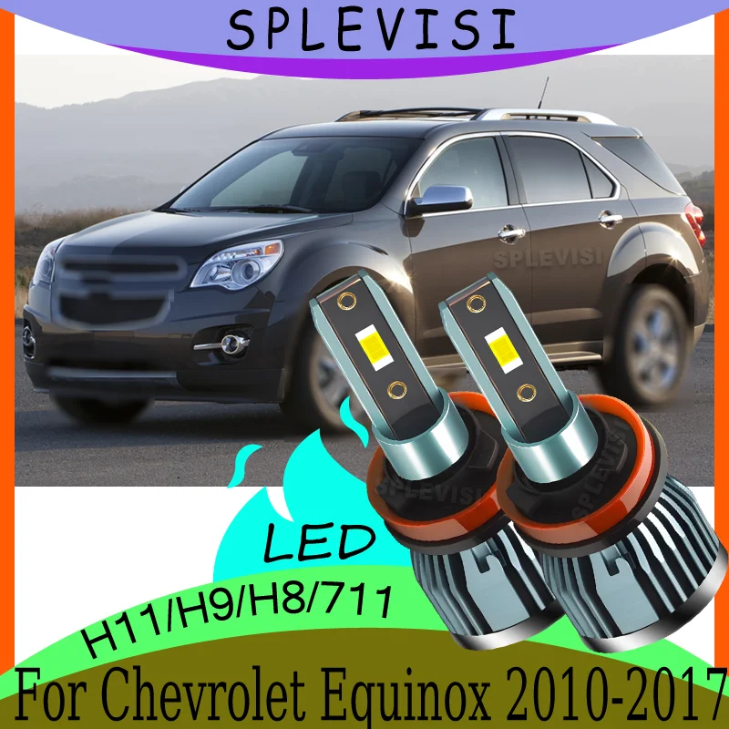 H11/H9 Enhanced Night Driving Visibility Reliable Low Beam Bulbs For Chevrolet Equinox 2010 2011 2012 2013 2014 2015 2016 2017