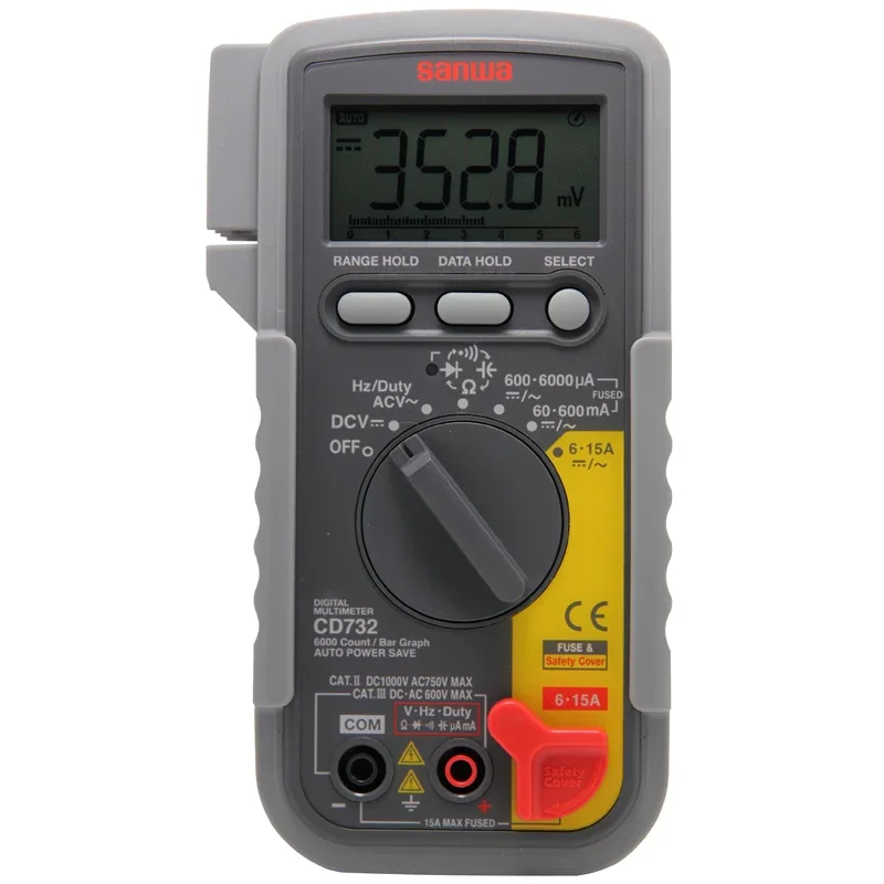 2024 Digital Multimeter CD732 High-Speed Bar Graph & Cont. Buzzer With LED