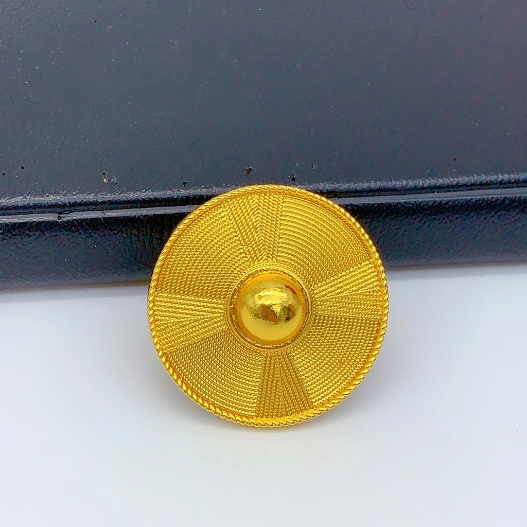 Luxuriöse Dubai 24k vergoldete Schmucksets für Frauen Äthiopisches Indisches Braut-Halsketten- und Ohrring-Set Hochzeitsgeschenk – Detail 5