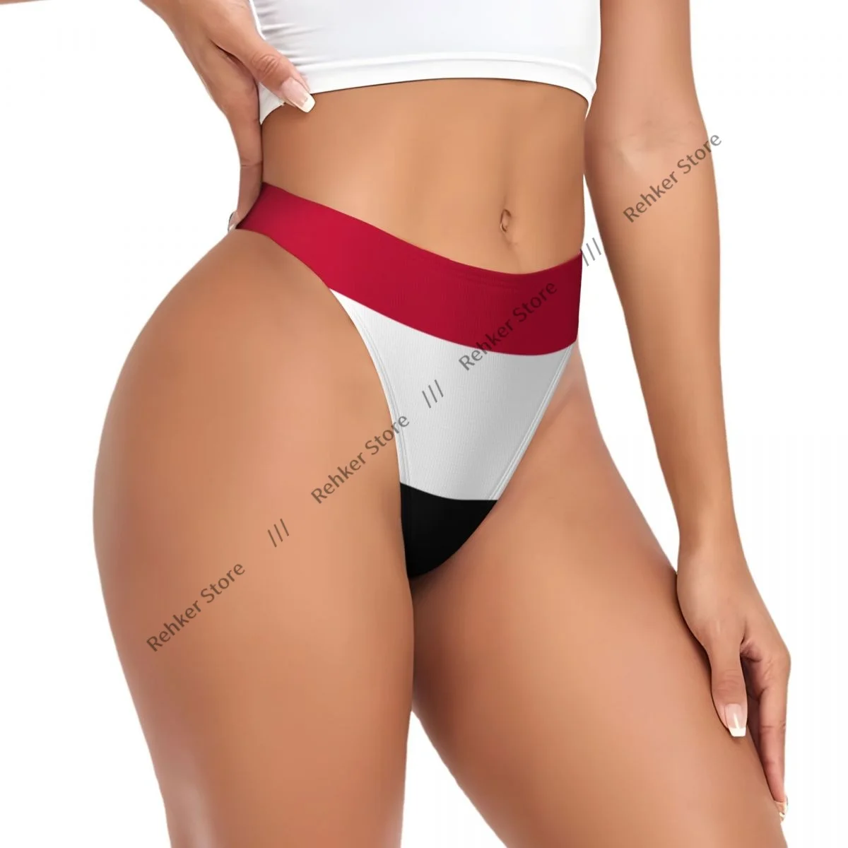 

Sexy G-string Thongs Women Panties Yemen Flag Underwear Lingerie Tanga