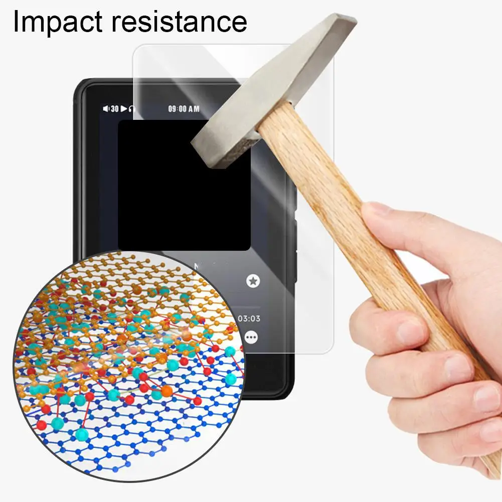 Film For HiBy R3 Gen2 Music Player Screen Protector Triple Adsorption Without Warping Impact Resistance Screen ProtectIve F Y7Q1