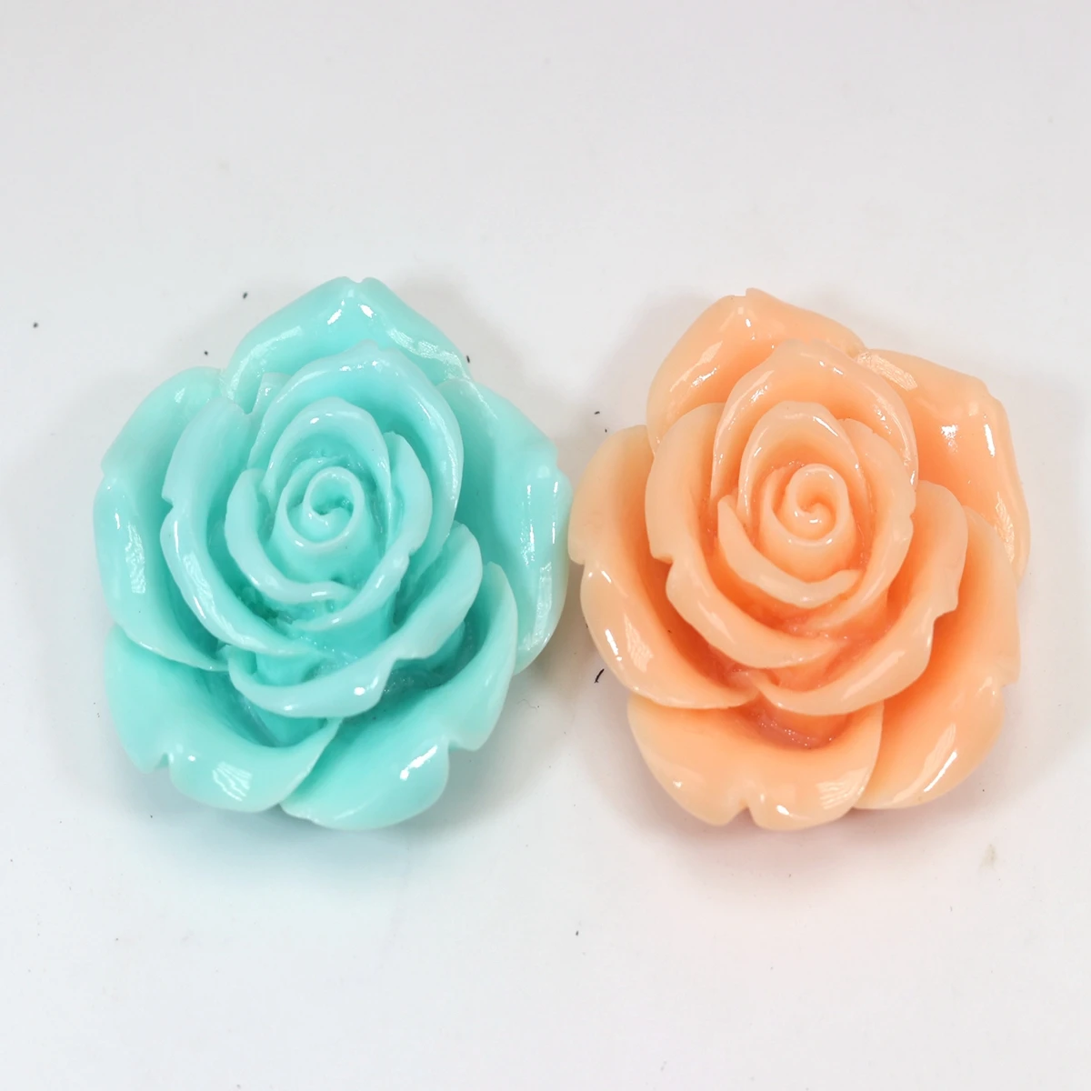 10 Mixed Color Flatback Resin Large Flower Cabochon 42mm DIY Embellishments