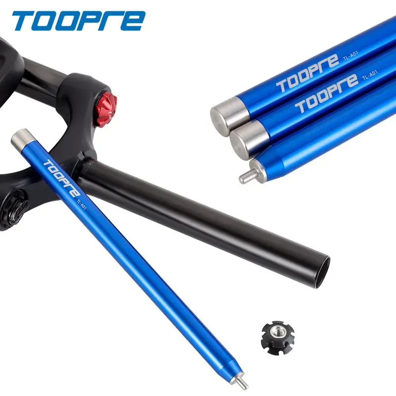 

TOOPRE Bike Fork Core Remover, Aluminum Alloy & 304 Stainless, Lightweight, 18x18x280mm, Easy Sunflower Installation