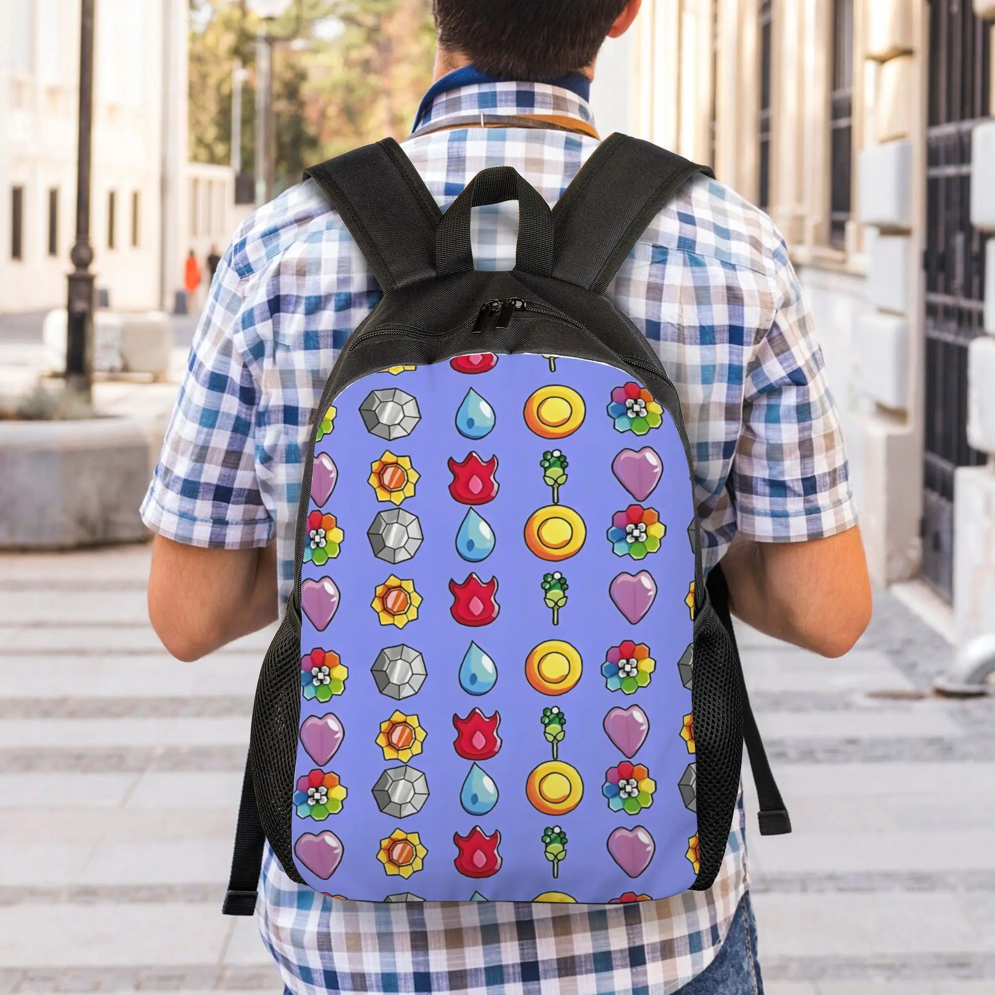 

Pokemon Backpack Back to school season Kanto's League Tote Bag Large Capacity Backpack
