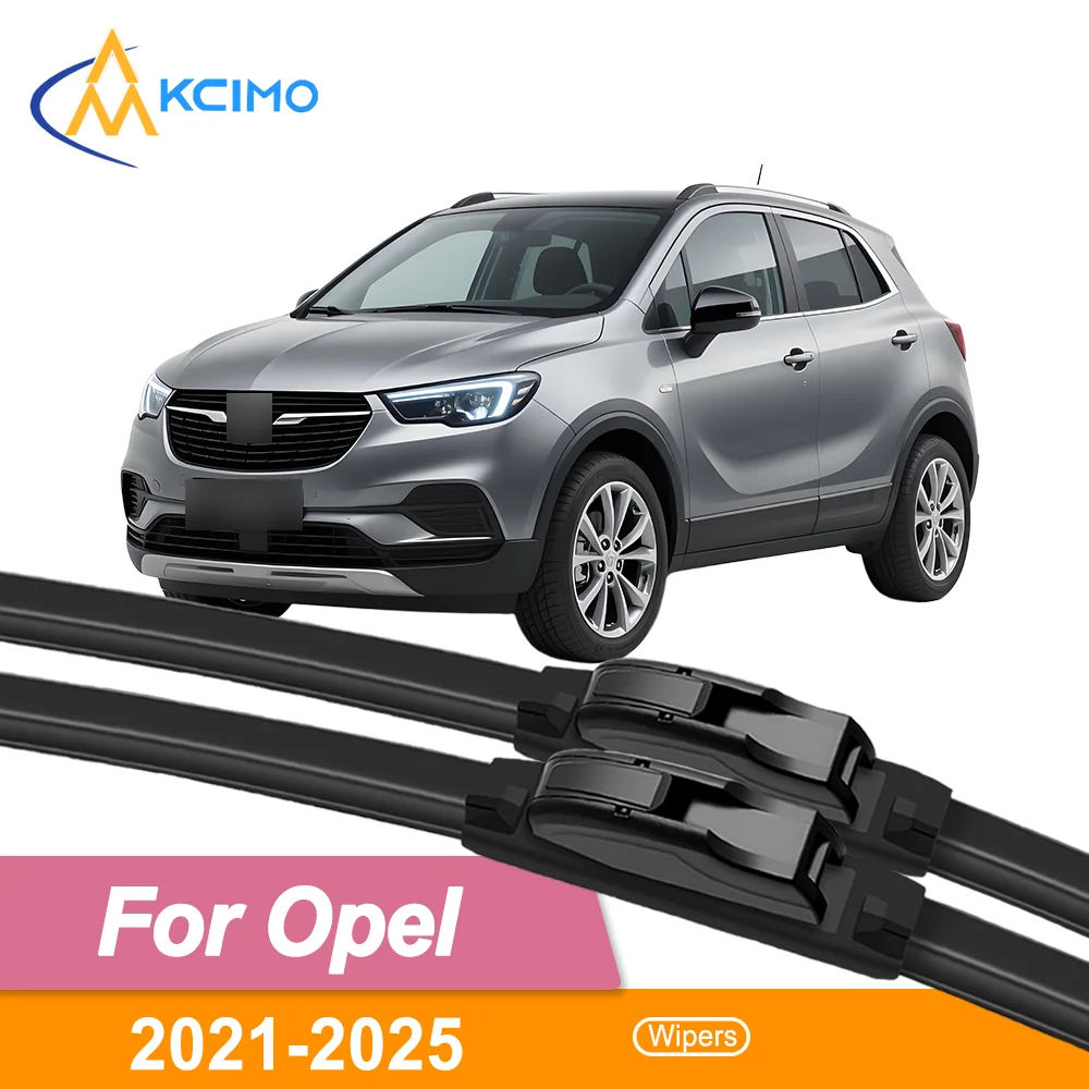 

Clear as Crystal Every Trip 2-Pack Wiper Blades for Opel Mokka B 2021-2025 All-Weather Dependability Reduced Noise Improved