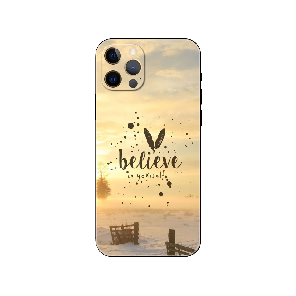 caliber bible Quotes ，phone case for iphone，14 2020se 6 6s 7 8 plus x 10 XR XS 11 12 13 mini pro MAX soft black tpu back cover