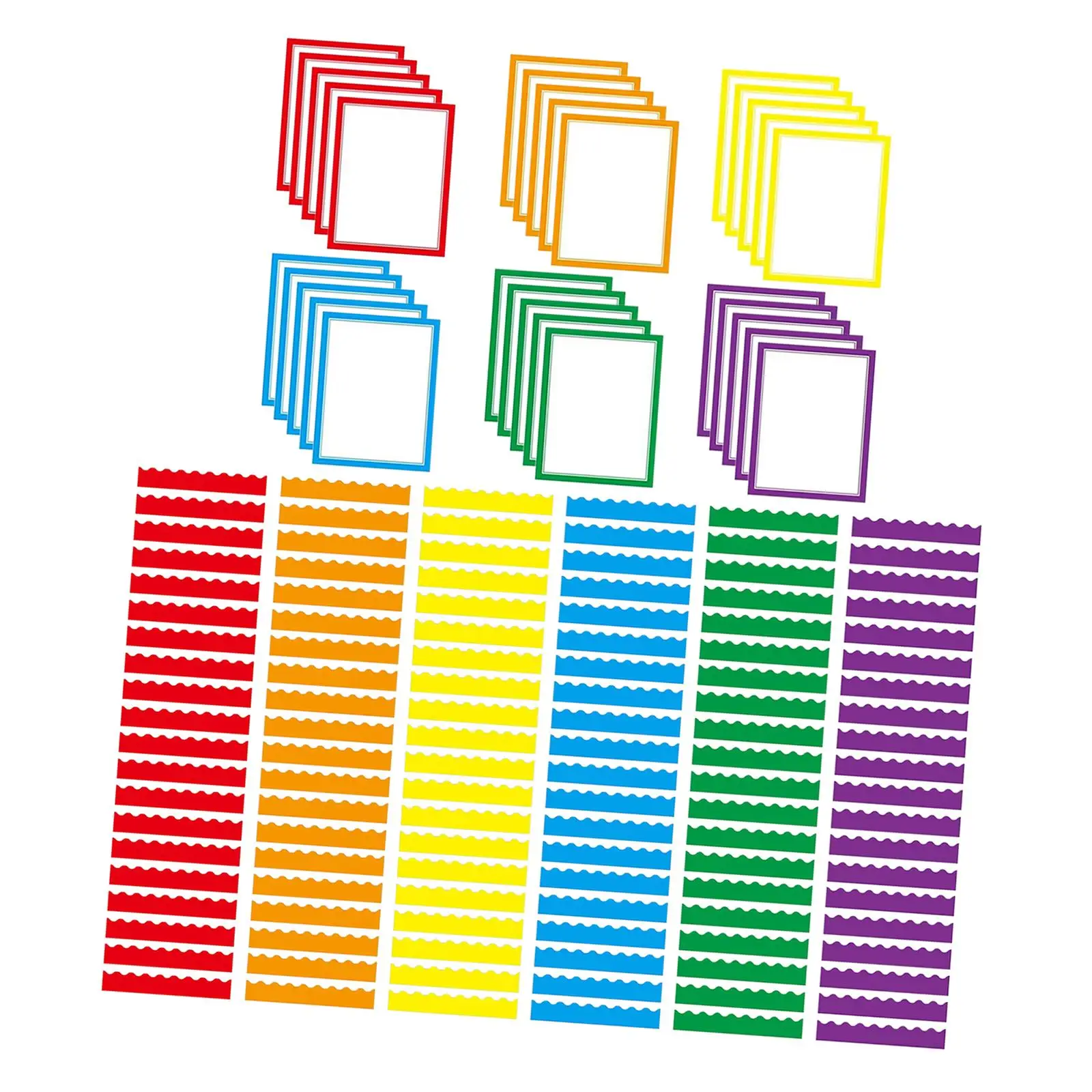 150x Science Fair Board Supplies Trim Sticker Wall Chalkboard Decoration 120 Trim Bulletin Borders for Home Display