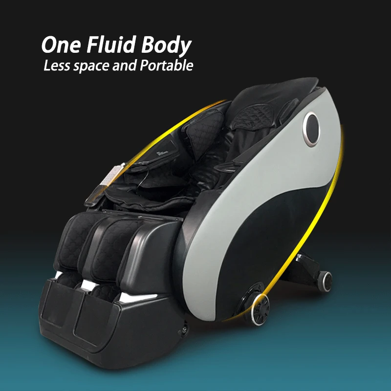 Massage Chair 4d Zero Gravity Full Body Massage Chair Sale Black Leather White Blue Auto Body Hands
