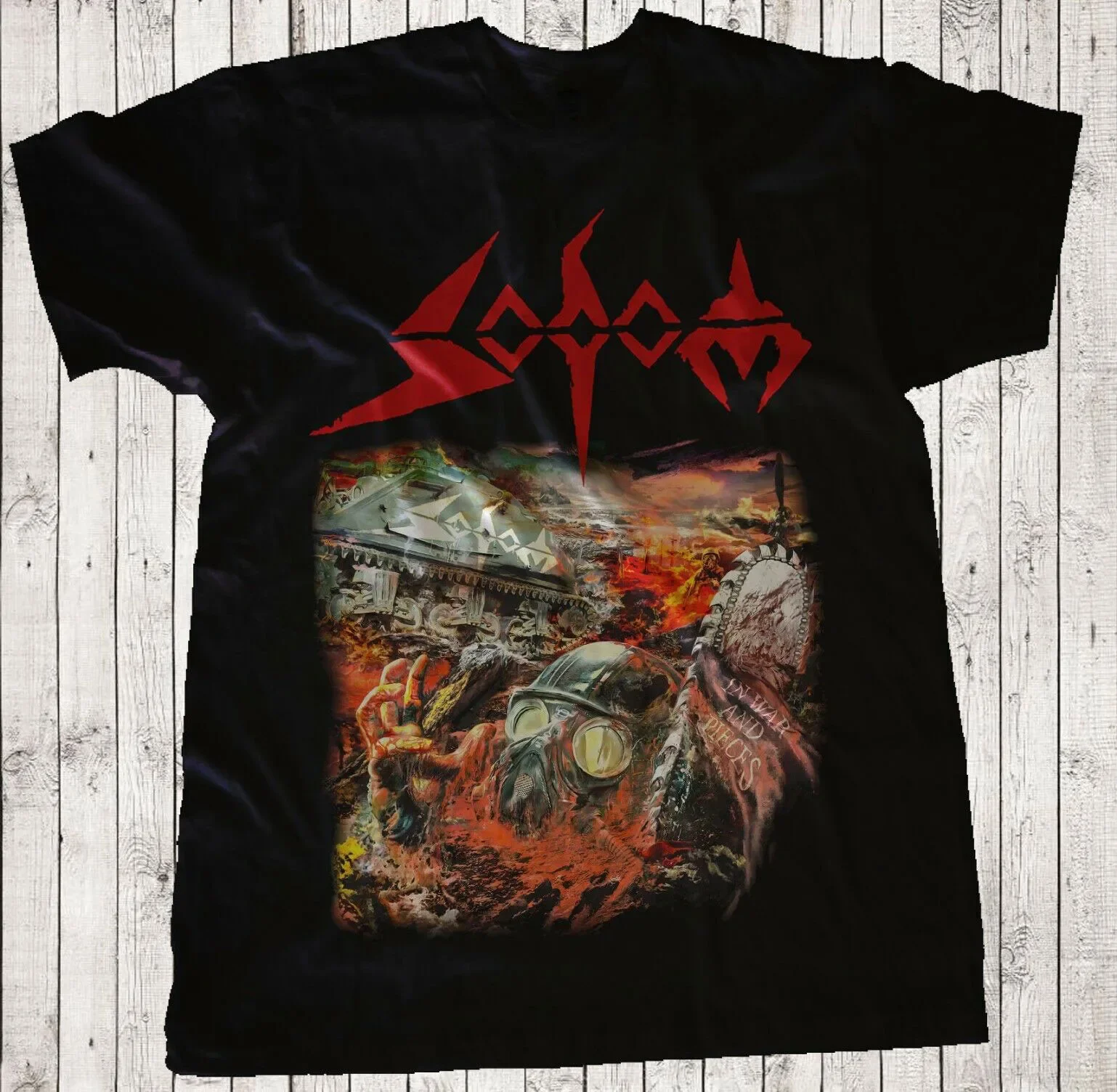 New Shirt SODOM - In War and Pieces Band member T-shirt S-234XL NG1952