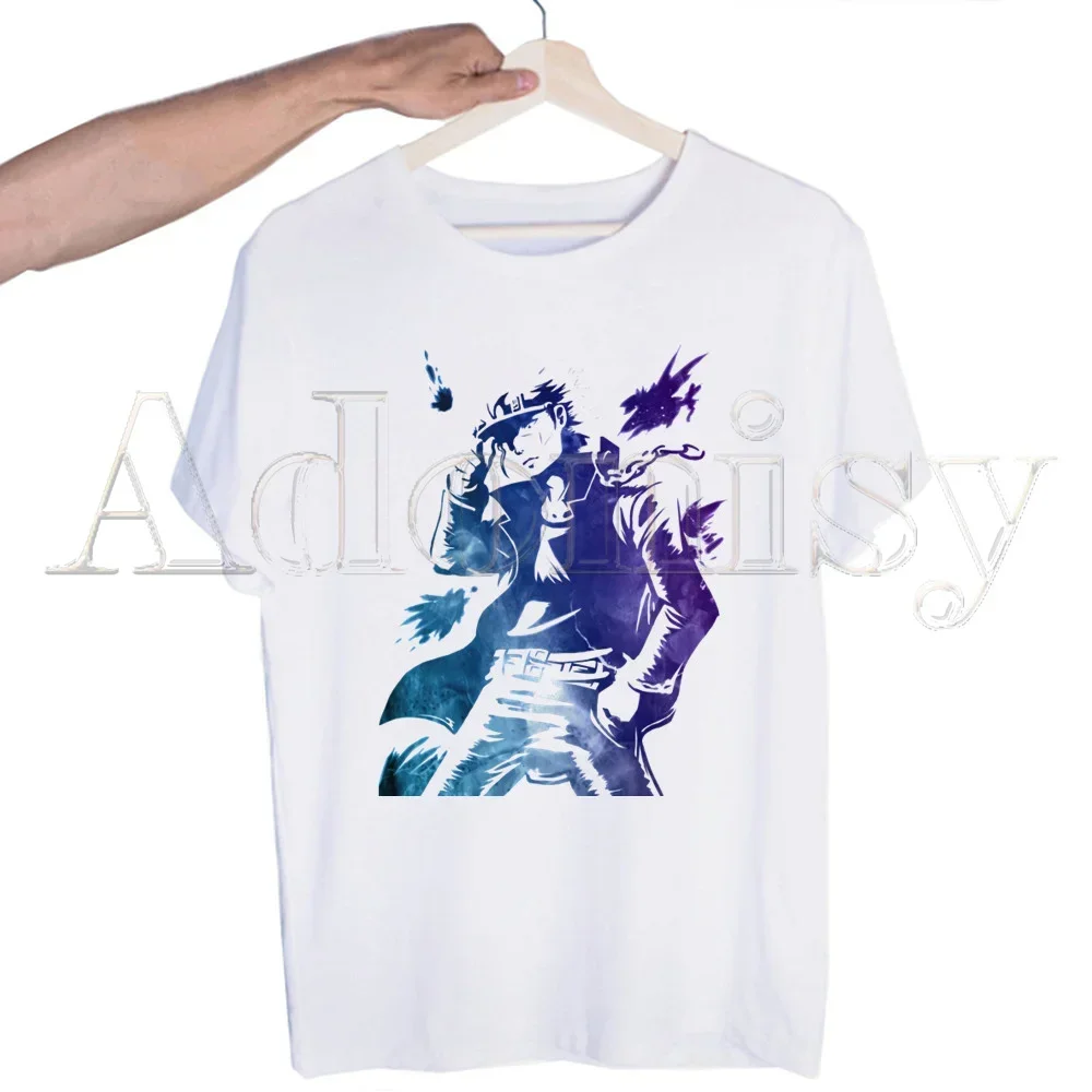 Jojo Bizarre Adventure  T Shirts print O-Neck Short Sleeve Regular Mens Heigh Quality Men Hip-Hop t Shirt