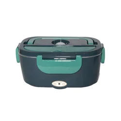 1.5 Liters Electric Lunch Box Food Warmer Portable Food Warmer for Home or Car - 304 Stainless Steel Leak-proof Liner