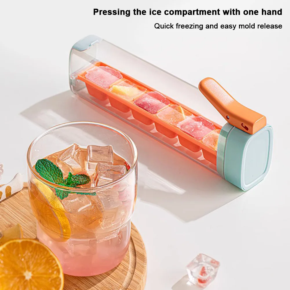 Ice Tube Making Trays Easy Push and Pop Out Vertical Ice Cube Tray Ice Cube Tray Stick Ideal for Sports and Water Bottles