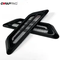 Car Air Outlet Decorative Strip Air Intake Grille Side Shark Gill-shaped Anti-collision Waterproof Protection for Car Accessorie