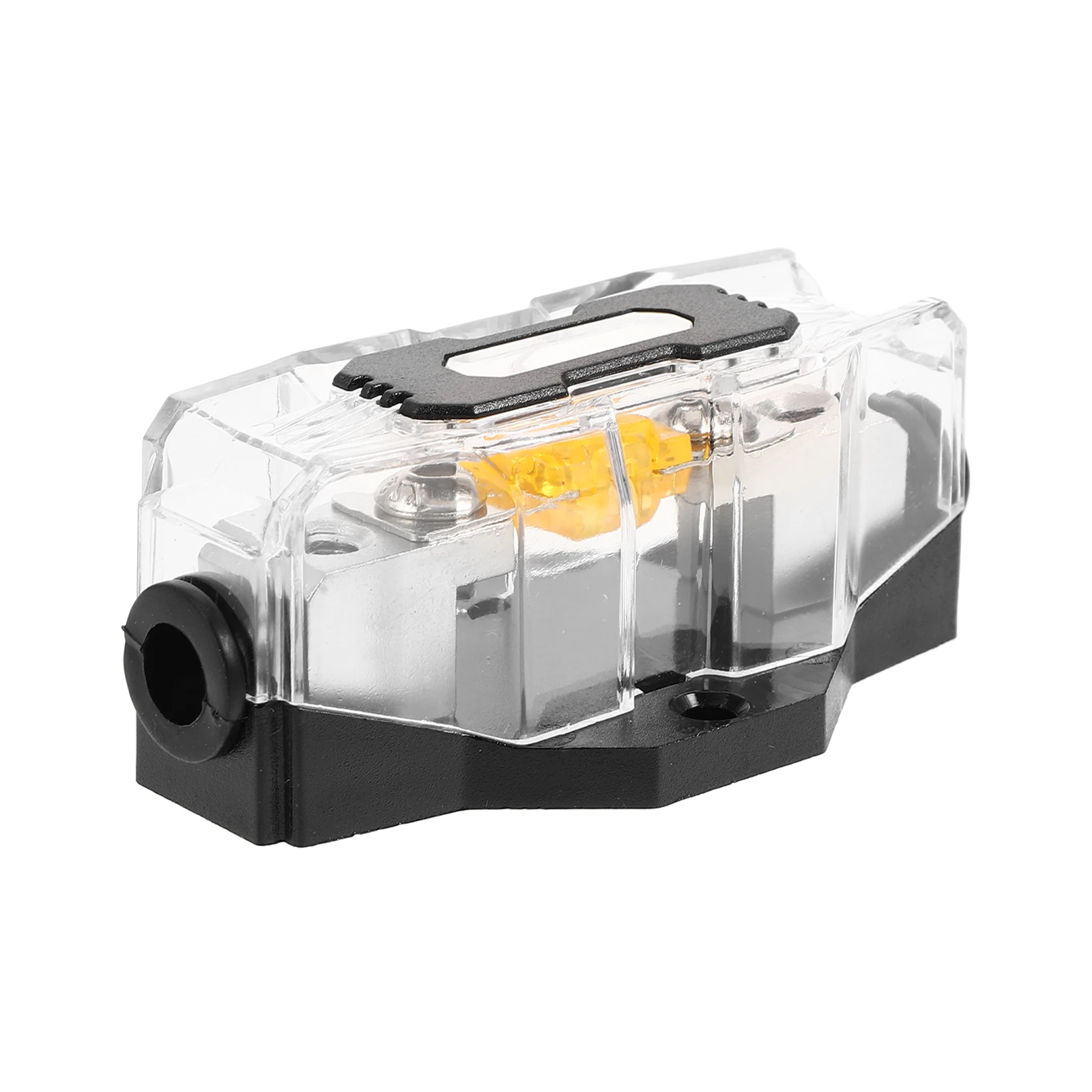 

Premium Amplifier Fuse Block 80A Automotive Audio Fuse Holder Solid Brass Construction Car Speaker Block
