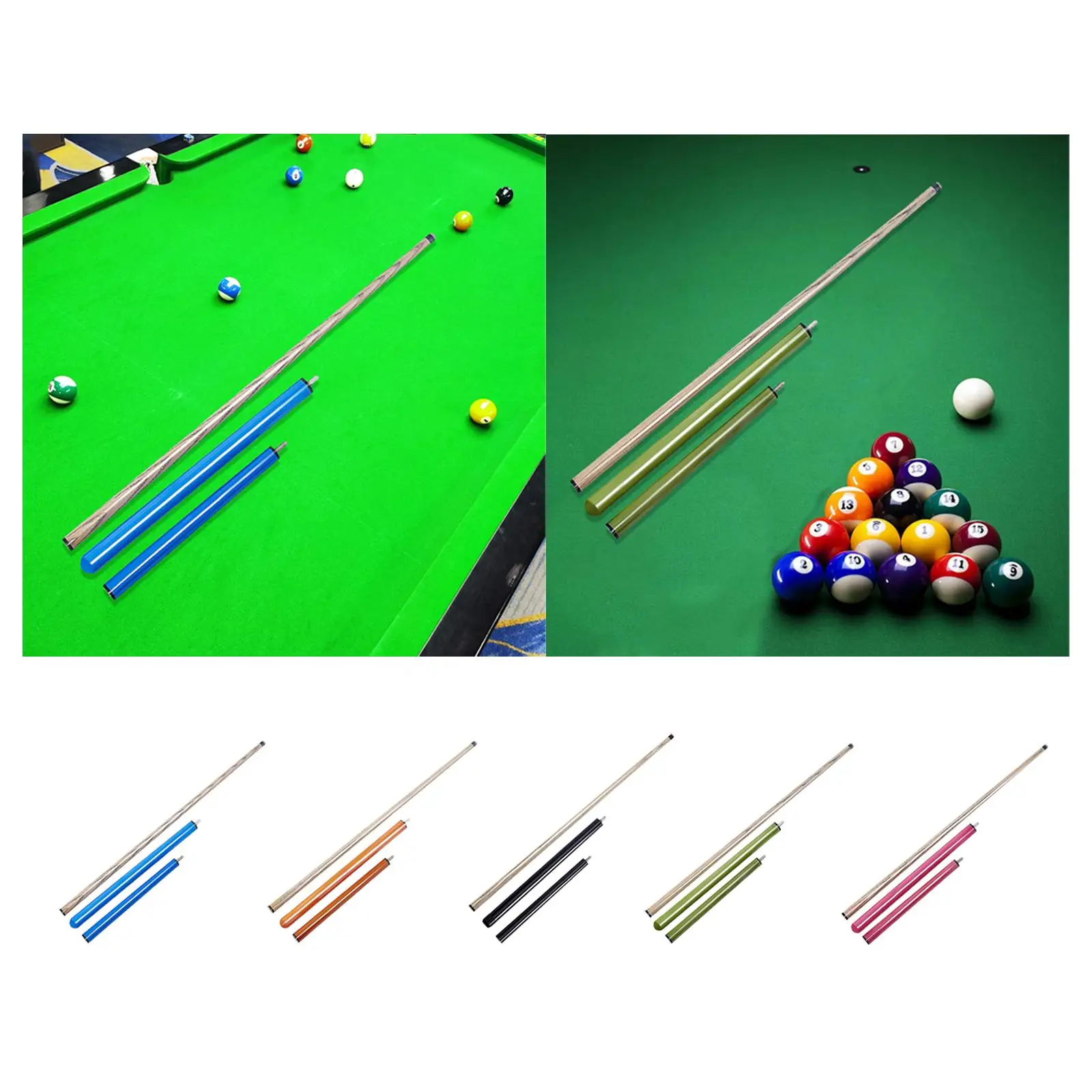 

Billiard Pool Cue Hardwood Punch Stick for Pool Game Home Use Beginners