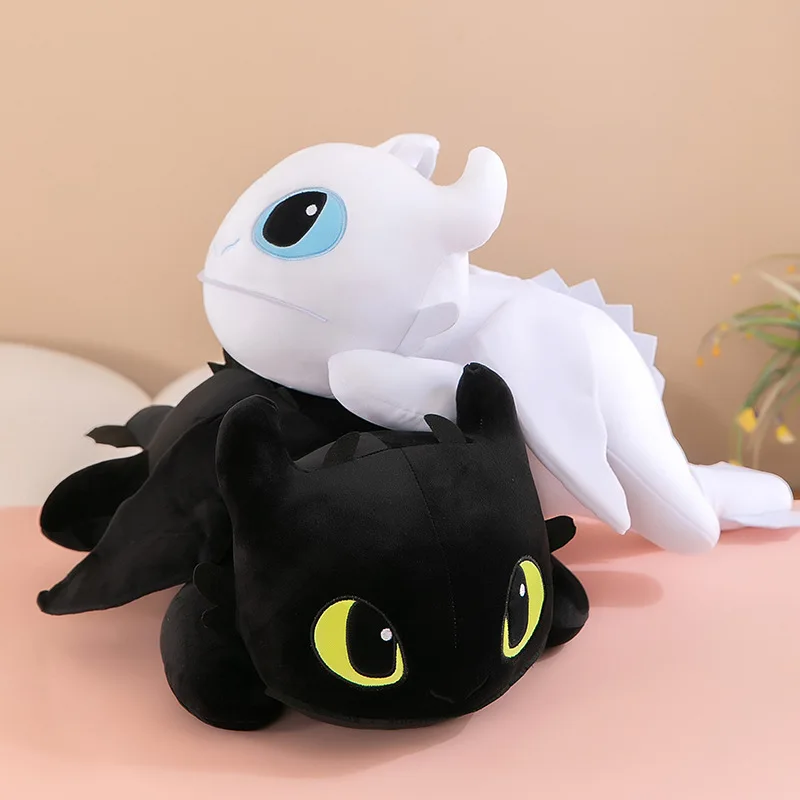 Toothless doll plush toy How to Train Your Dragon prone position Nightmare doll unisex pillow is a good holiday gift