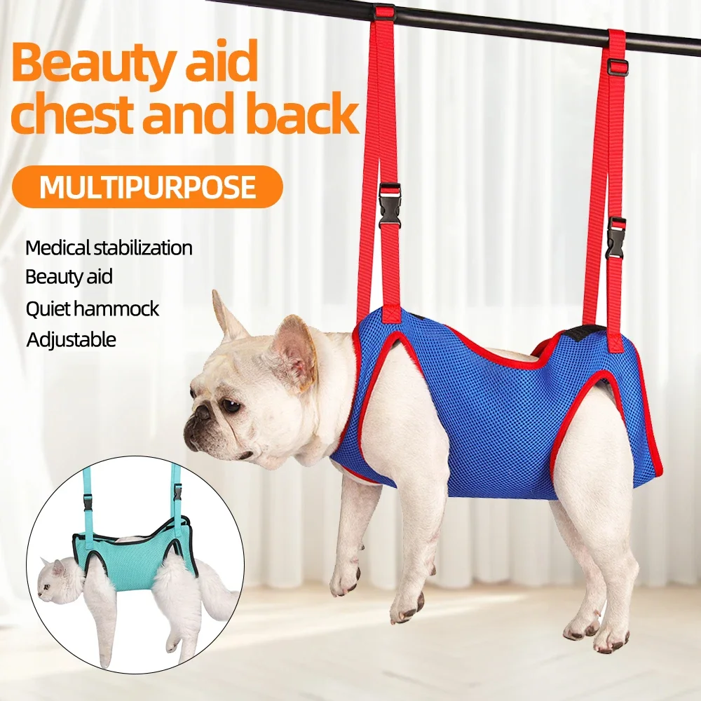 

Dogs Cats Grooming Hammock Helper Cats Pet Beauty Nail Clip Trimmer Bathing Grooming And Care Pet Supplies