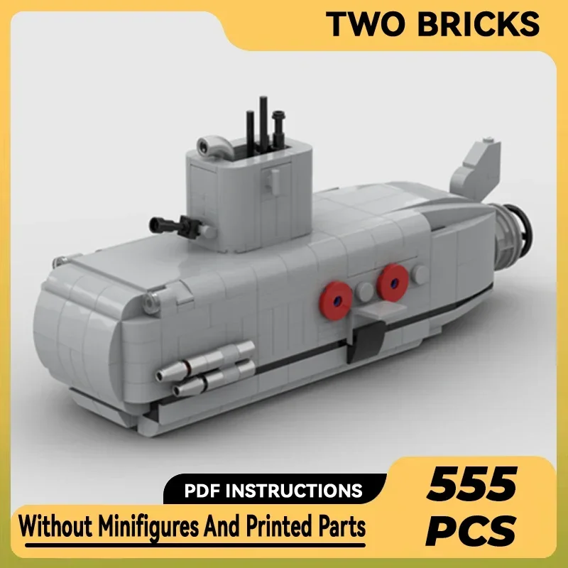 Technische Moc Bricks Militair Model Diepzee Onderzeeër Modulaire Bouwstenen Geschenken Speelgoed Voor Kinderen DIY Sets Assembleren