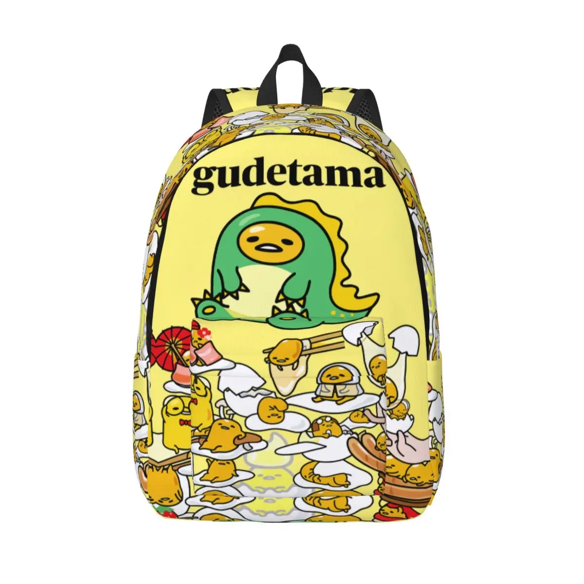 

Гудтама милое яйцо мультфильм для подростков, школьная сумка для книг, холст, рюкзак для начальной школы, легкий вес для колледжа