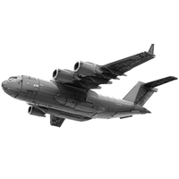 C17 Globemastered 17480pcs Building Blocks Space Shuttle Toy Eco Bag Packaging Holiday Gift Collection